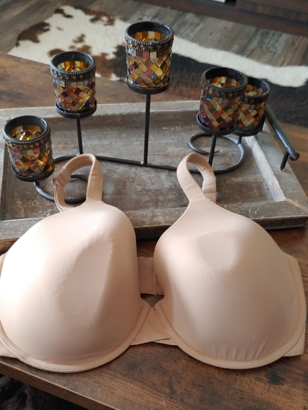 Ambrielle 40DDD Beige Padded Underwire beautiful bra